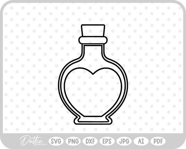 Love Potion SVG DottieDigitals 
