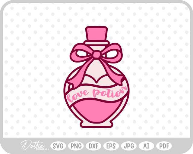 Love Potion SVG DottieDigitals 
