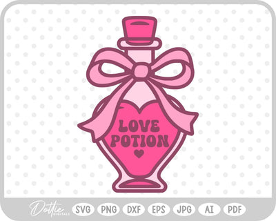 Love Potion SVG DottieDigitals 