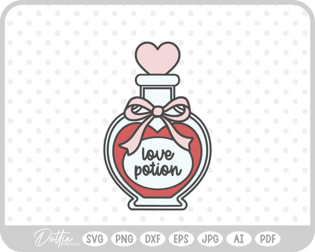 Love Potion SVG DottieDigitals 