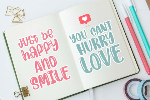 Love Rain Font Font Dm Letter Studio 
