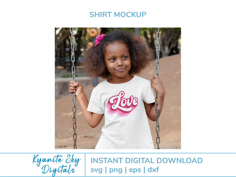 Love Retro Style With Shadow SVG Mini Bundle SVG Kyanite Sky Digitals 