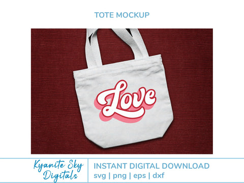 Love Retro Style With Shadow SVG Mini Bundle SVG Kyanite Sky Digitals 