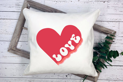 Love, Retro Valentine's Day SVG SVG CraftLabSVG 