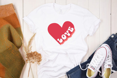 Love, Retro Valentine's Day SVG SVG CraftLabSVG 