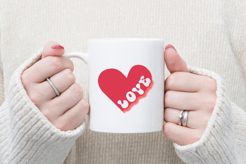 Love, Retro Valentine's Day SVG SVG CraftLabSVG 