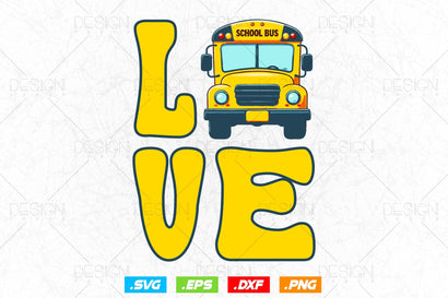 Love School Bus Driver Svg Png, Father's Day Svg, Bus Driver Gift , Bus Driver Shirt Design, School Bus Driver Svg, SVG File for Cricut SVG DesignDestine 