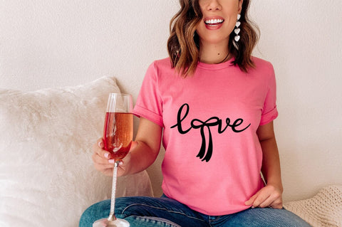 Love Script Valentine SVG PNG DXF EPS | Romantic Love Cut File for Cricut & Silhouette SVG Pickled Thistle Creative 