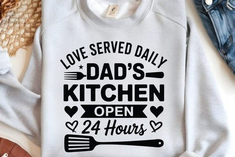 Love Served Daily Dads SVG Angelina750 