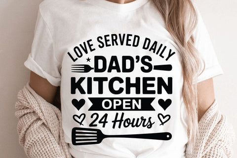 Love Served Daily Dads SVG Angelina750 