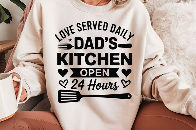 Love Served Daily Dads SVG Angelina750 