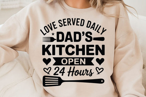 Love Served Daily Dads SVG Angelina750 