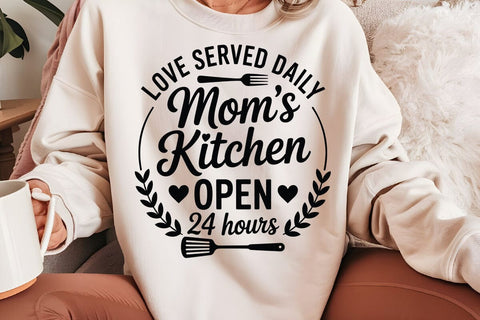 Love Served Daily Moms SVG Angelina750 