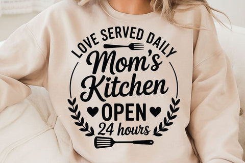 Love Served Daily Moms SVG Angelina750 