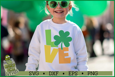 Love Shamrock SVG File SVG Crunchy Pickle 
