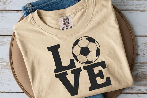 Love Soccer SVG: Vector Cut Files for Cricut, Silhouette SVG DesignDestine 