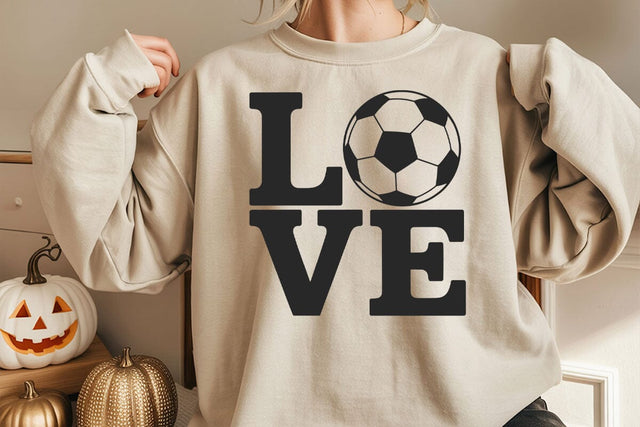 Love Soccer SVG: Vector Cut Files for Cricut, Silhouette SVG DesignDestine 