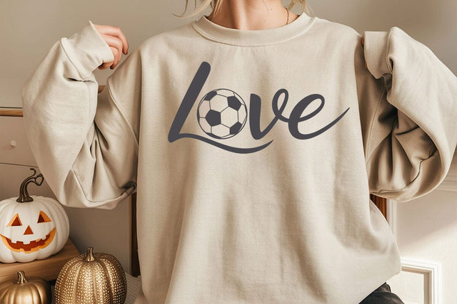 Love Soccer SVG: Vector Cut Files for Cricut, Silhouette SVG DesignDestine 