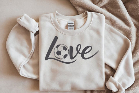 Love Soccer SVG: Vector Cut Files for Cricut, Silhouette SVG DesignDestine 