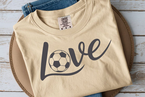 Love Soccer SVG: Vector Cut Files for Cricut, Silhouette SVG DesignDestine 