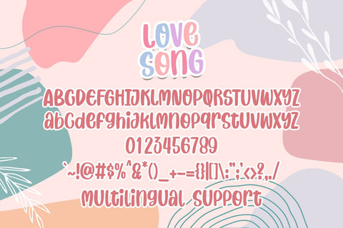 Love Song Font Dm Letter Studio 
