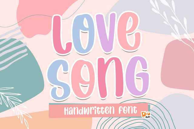 Love Song Font Dm Letter Studio 