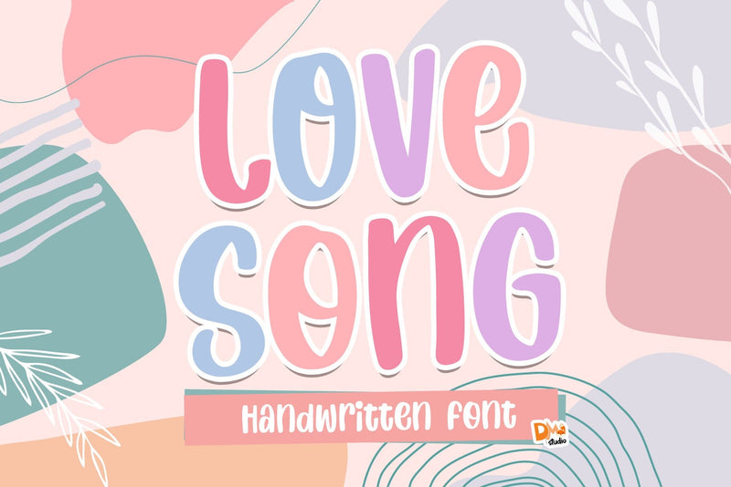 Love Song Font Dm Letter Studio 