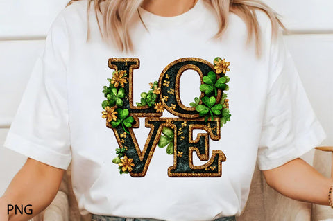 Love St Patrick PNG Sublimation SVGArt 