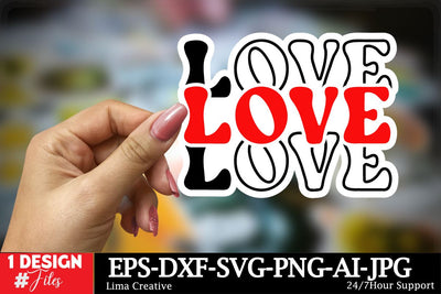 love Sticker SVG ,Valentine's Day Sticker Design, Happy Valentine's Day ,Valentie's Day Sublimation ,Valentine's Day T-shirt Design, VAlentine's Day Sticker BUndle SVG Insomnia Std 