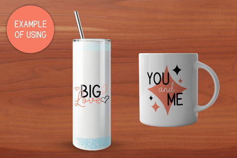 Love Stickers PNG | Valentines Day SVG | Quotes Sublimation Sublimation AnnaViolet_store 