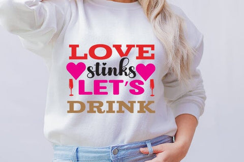 love stinks lets drink SVG Angelina750 