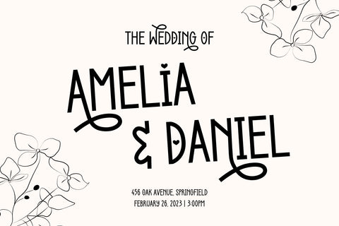 Love Story Font Cotton White Studio 