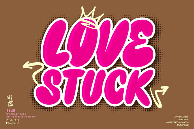 Love Stuck Font BB Digital Arts 