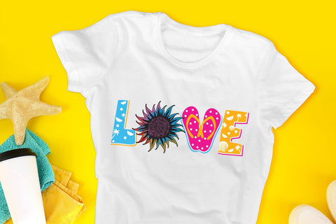Love, Summer PNG Sublimation Design Sublimation CraftLabSVG 
