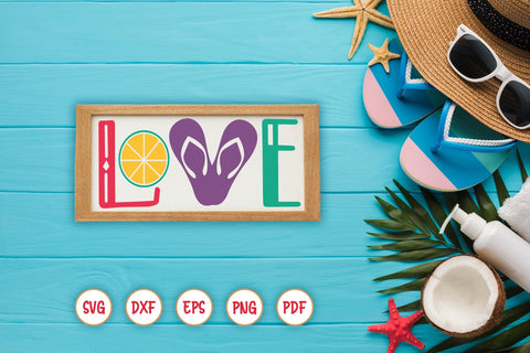 Love, Summer Sign SVG SVG CraftLabSVG 