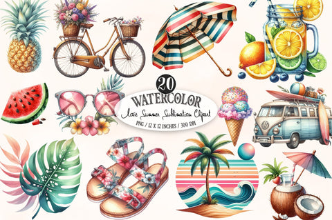 Love Summer Sublimation Bundle Sublimation SVGista 