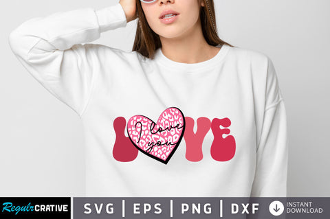 Love SVG Design SVG Regulrcrative 