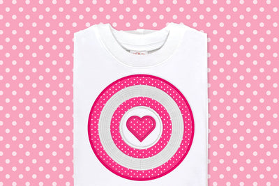 Love Target Applique Embroidery Embroidery/Applique DESIGNS Designed by Geeks 