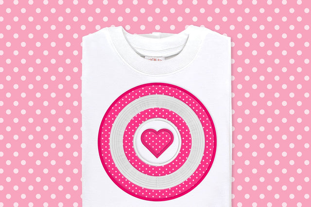 Love Target Applique Embroidery Embroidery/Applique DESIGNS Designed by Geeks 