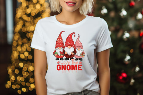 Love the Gnome You're with Sublimation Sublimation CraftLabSVG 