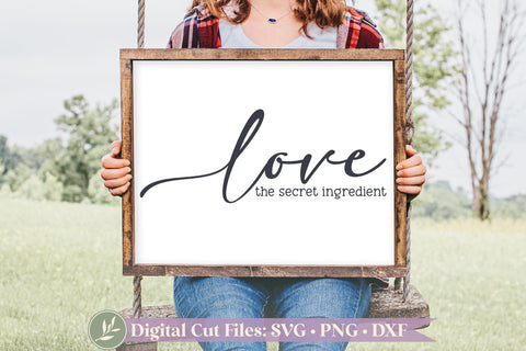 Love The Secret Ingredient, Kitchen SVG SVG LilleJuniper 
