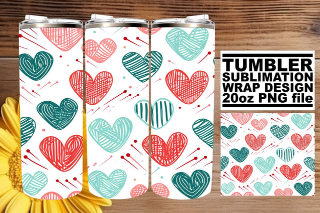 Love-themed Tumbler Wrap Sublimation afrosvg 