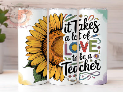 Love To Be A Teacher 20oz Tumbler, Boho Teacher Tumbler, Sublimation Wrap, 20oz Tumbler Design, Teacher Appreciation Gift, PNG Tumbler Wrap, Boho Teacher Quote Sublimation Lara' s Designs 