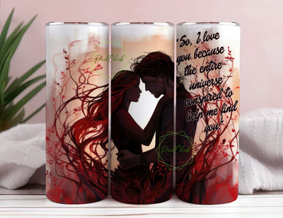 Love Tumbler Wrap, Valentine Sublimation Designs for Digital Download, 20oz Skinny Tumbler Sublimation Design Templates, Lover PNG Sublimation PixelChick 
