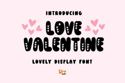 Love Valentine Font Font Dm Letter Studio 