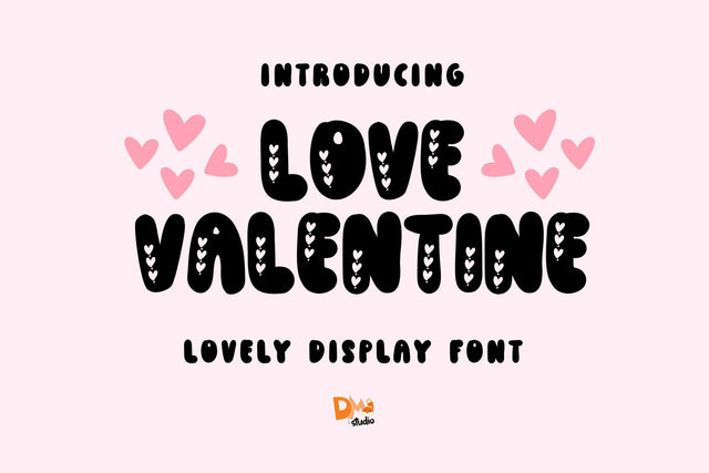 Love Valentine Font Font Dm Letter Studio 
