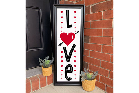 Love, Valentine Porch Sign SVG SVG CraftLabSVG 