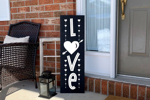 Love, Valentine Porch Sign SVG SVG CraftLabSVG 