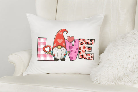 Love - Valentines Day Gnomes Sublimation Sublimation CraftLabSVG 
