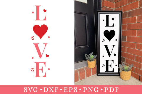 Love - Valentine's Day Porch Sign SVG SVG CraftLabSVG 